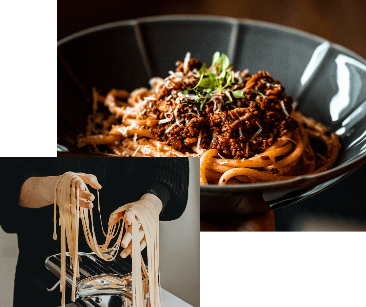 自慢のパスタの写真